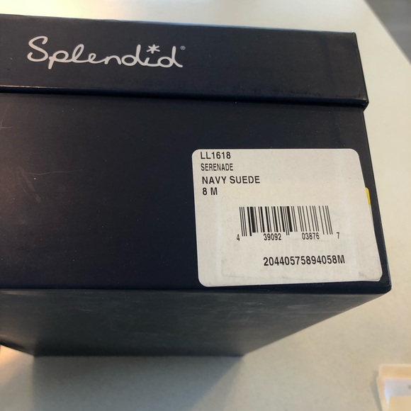 Splendid Serenade navy suede sandals - Picture 3 of 7